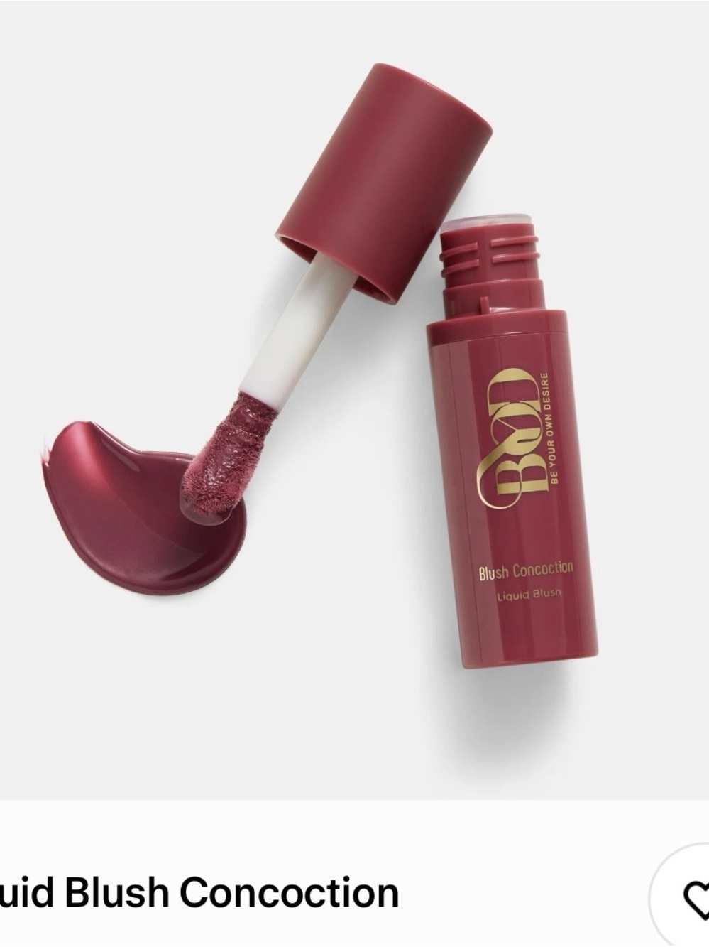 Plum-Colored Cosmetic Box with Gold Emblems